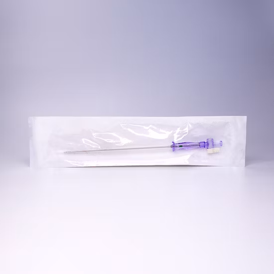 Strong Polycarbonate Handle Disposable Medical Veress Needle for Laparoscopy Insufflation