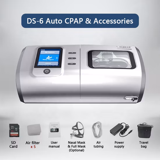 Breathing Therapy Medical Device for Home Use and Hospital Use Bipap