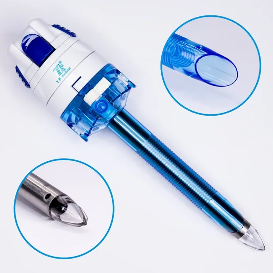 510K Cleared Disposable Sterile Trocars 3mm and 5mm Trocars for Pediatric Surgery
