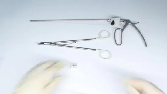 Instrumento laparoscópico de clipe de ligadura Hemolok aplicador de clipe reutilizável