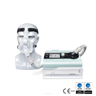 Dispositivo respiratório de alta qualidade Auto CPAP Bpap Bipap para aparelho médico Osa Máquina de preço de ventilação com umidificador Home Sleep Therapy