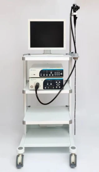 Hospital médico venda quente operação hd vídeo endoscopia torre digital vídeo gastroscópio colonoscópio endoscópio